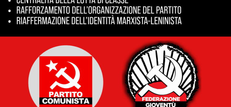 Comunicato del Comitato Centrale 17-18 2026
