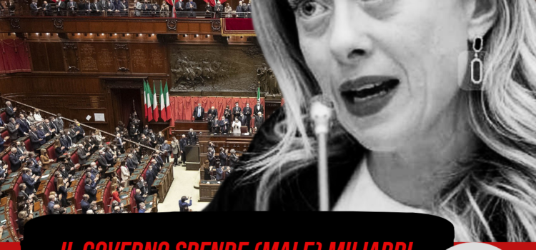 Il Governo spende (male) miliardi per poi dare indietro pochi centesimi agli Italiani.