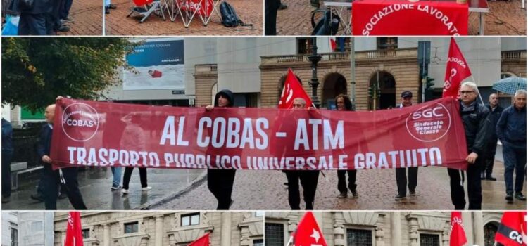 MASSIMA SOLIDARIETÀ AI LAVORATORI ATM!