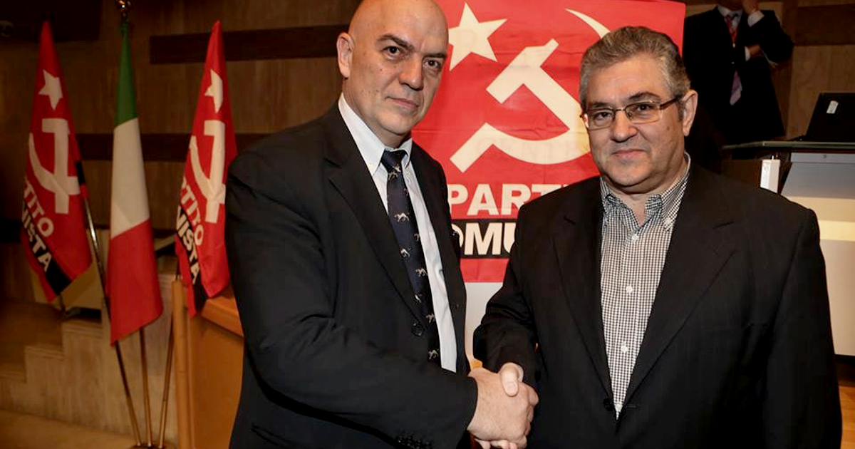 Il segretario del KKE: «congratulazioni al Partito Comunista in Italia»