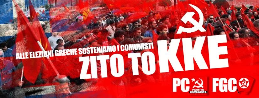 PC e FGC: ALLE ELEZIONI GRECHE SOSTEGNO AL KKE.