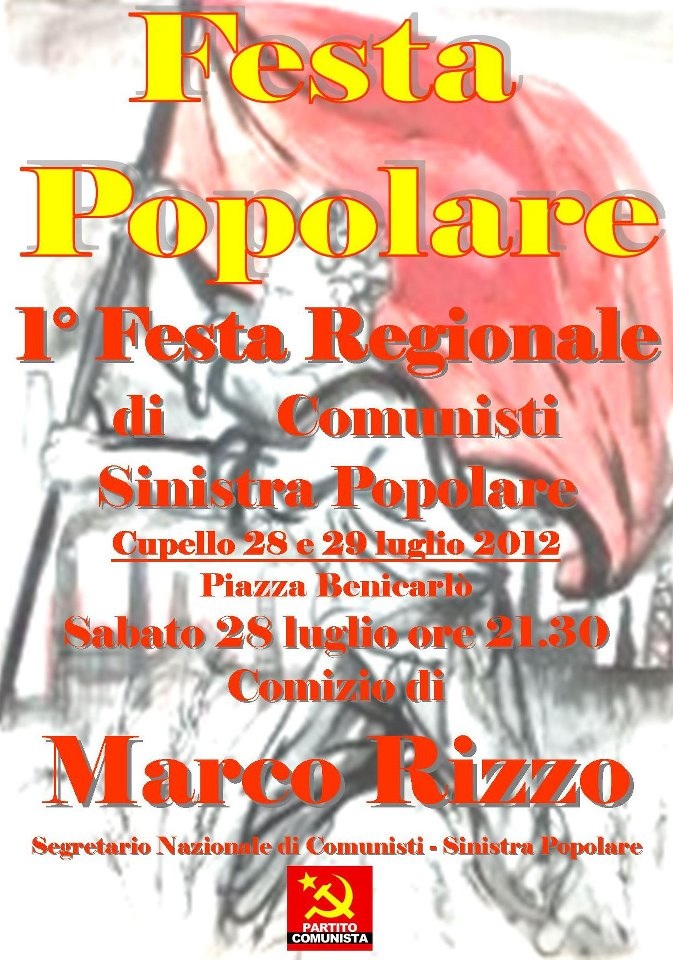 1^ Festa Regionale di CSP-PARTITO COMUNISTA dell’Abruzzo.
