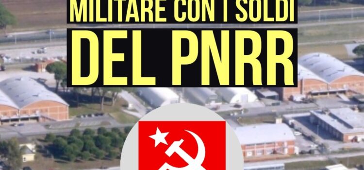 NO Alla nuova base militare con i soldi del PNRR