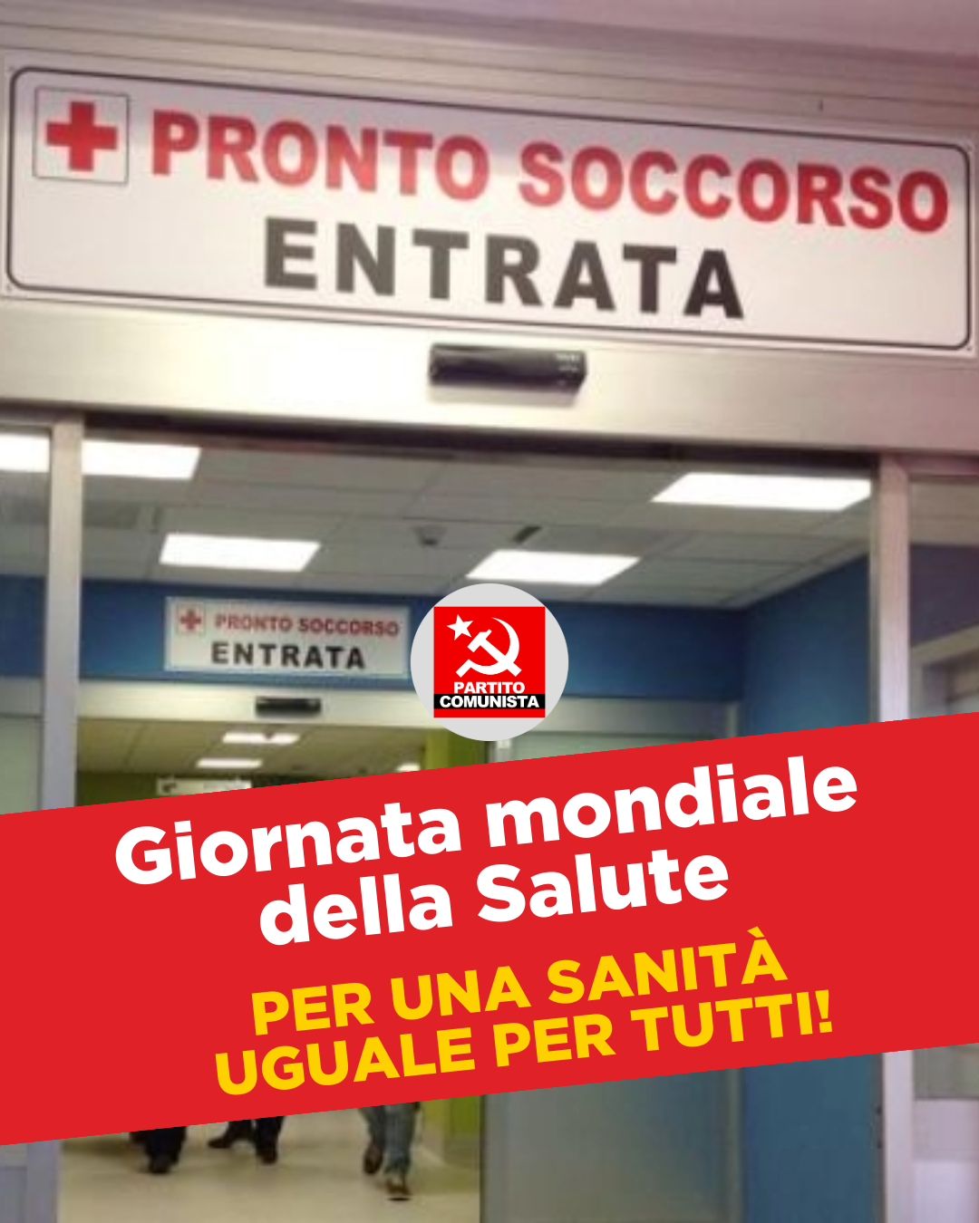 La salute non è una merce: nella Giornata Mondiale della Salute serve più sanità pubblica e meno guerra.